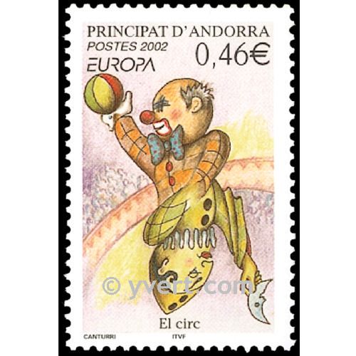 n° 569 -  Timbre Andorre Poste