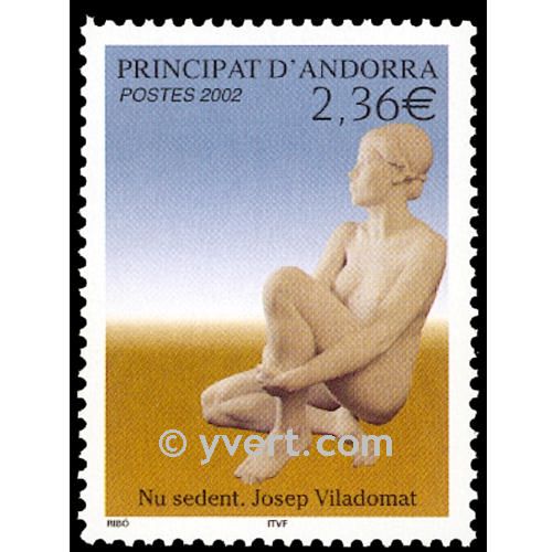 n° 571 -  Timbre Andorre Poste