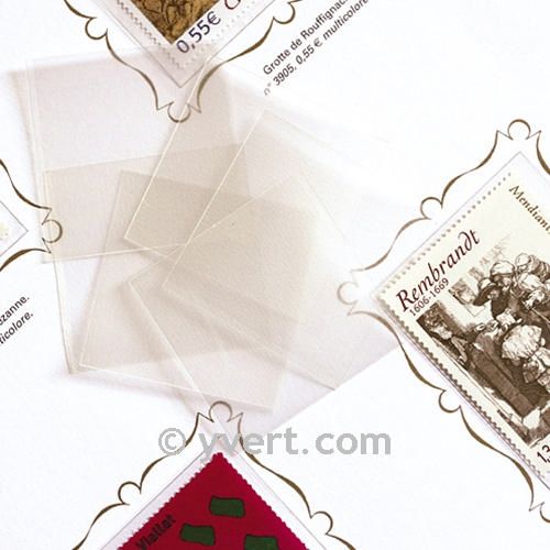 Pochettes simple soudure - Lxh:20x24mm (Fond transparent)