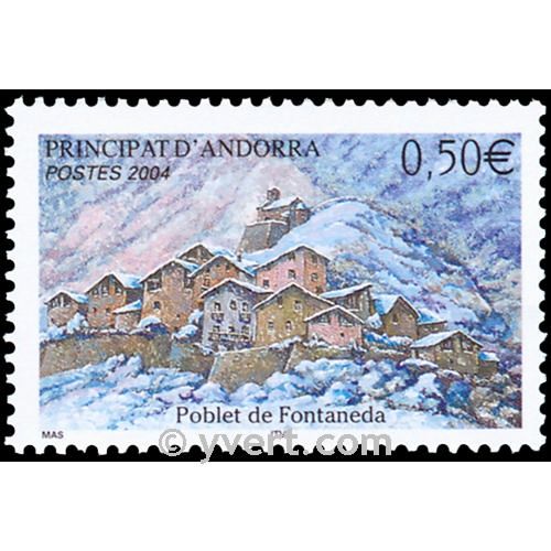 n° 597 -  Timbre Andorre Poste