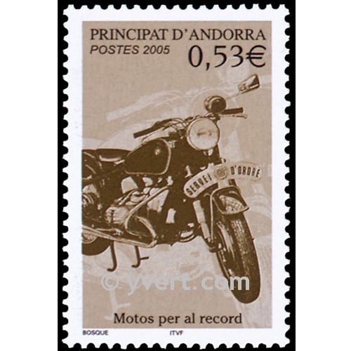 n° 614 -  Timbre Andorre Poste