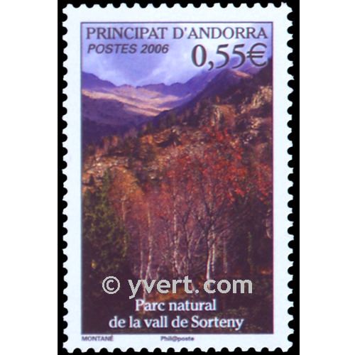 n° 628 -  Selo Andorra Correios