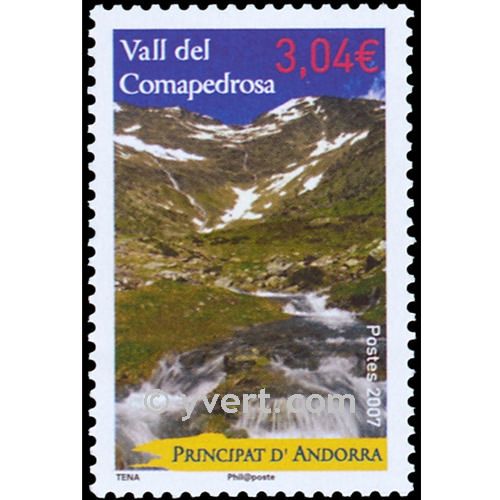 n° 645 -  Selo Andorra Correios