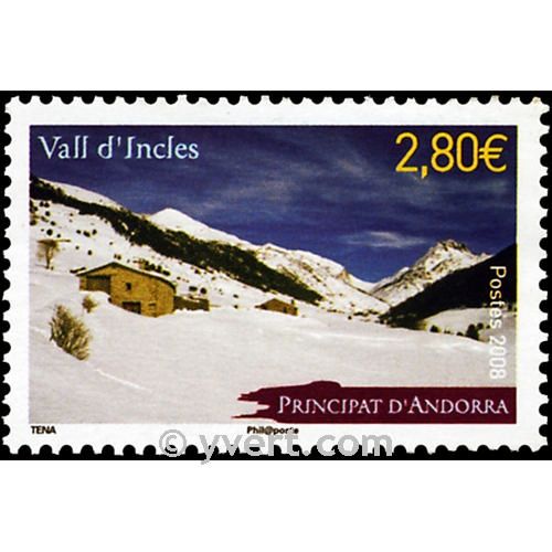 n° 657 -  Selo Andorra Correios