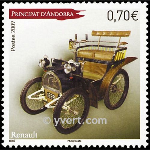 n° 674 -  Timbre Andorre Poste