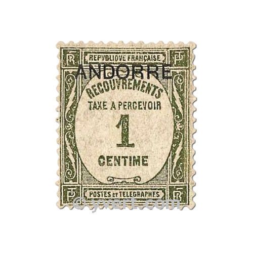 nr. 9/15 -  Stamp Andorra Revenue Stamp