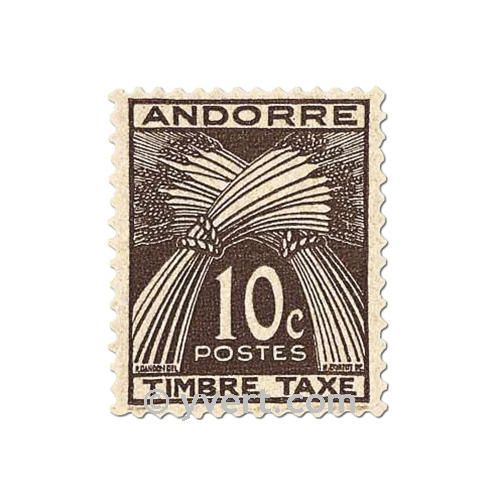 n° 32/41 -  Timbre Andorre Taxe