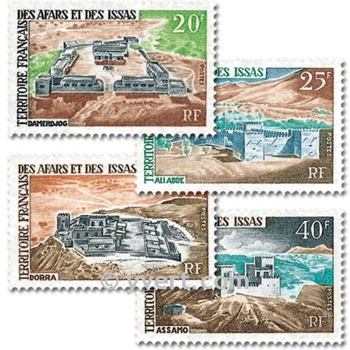 nr. 337/340 -  Stamp Afars and Issas Mail