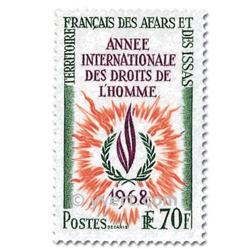 n° 341/342 -  Timbre Afars et Issas Poste