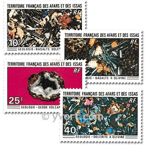 n° 368/371 -  Timbre Afars et Issas Poste