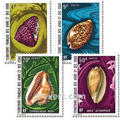 nr. 377/380 -  Stamp Afars and Issas Mail