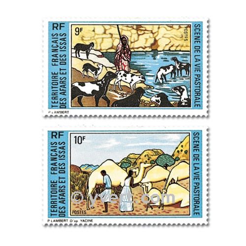 nr. 381/382 -  Stamp Afars and Issas Mail