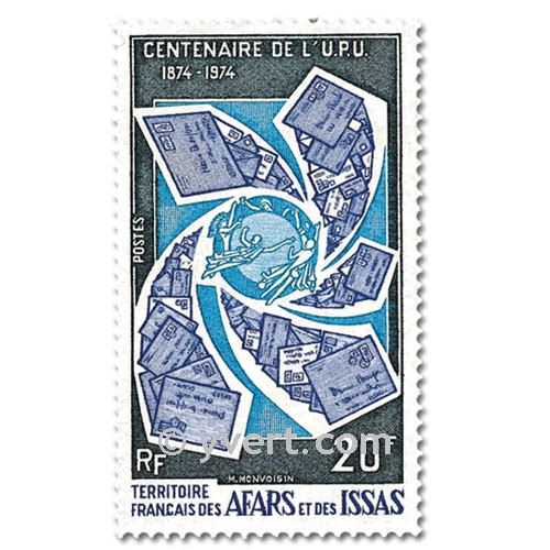 n° 388/389 -  Timbre Afars et Issas Poste