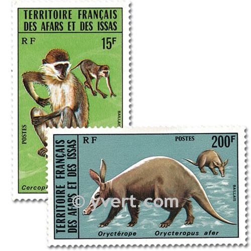 nr. 408/409 -  Stamp Afars and Issas Mail