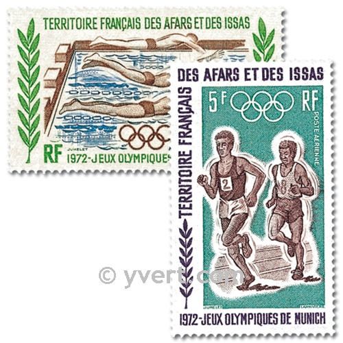 nr. 72/75 -  Stamp Afars and Issas Air mail