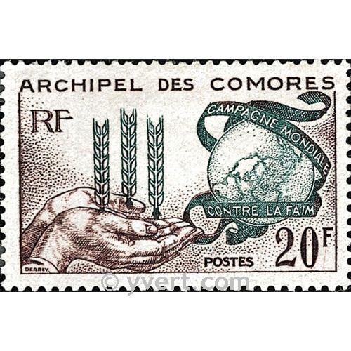 n° 26 -  Timbre Comores Poste