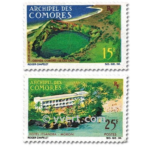 n° 39/40 -  Timbre Comores Poste