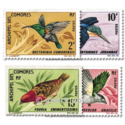 n° 41/44 -  Selo Comores Correios