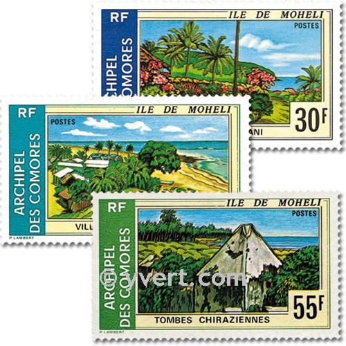 n° 101/103 -  Selo Comores Correios