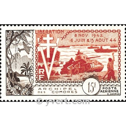 nr. 4 -  Stamp Comoro Island Air mail