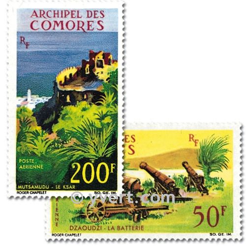 nr. 18/19 -  Stamp Comoro Island Air mail