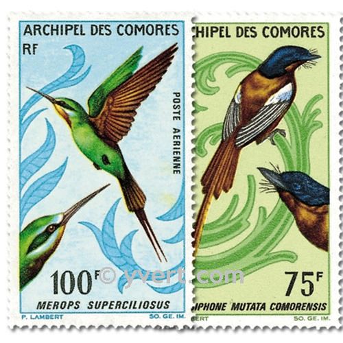 nr. 20/21 -  Stamp Comoro Island Air mail