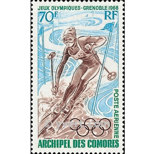 n° 22 -  Selo Comores Correio aéreo