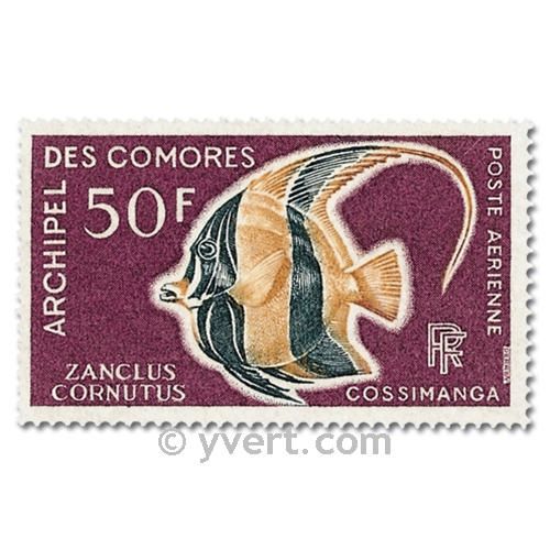 n° 23/24 -  Timbre Comores Poste aérienne