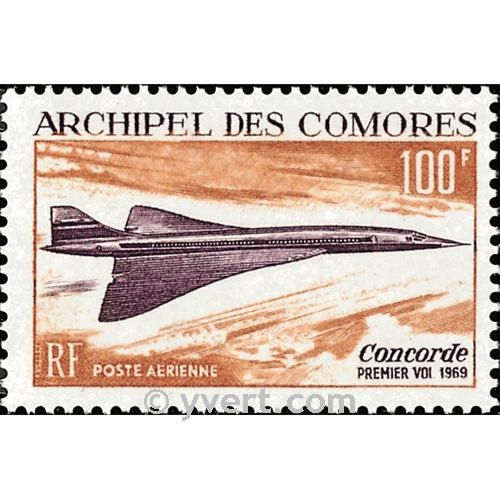 n° 29 -  Selo Comores Correio aéreo