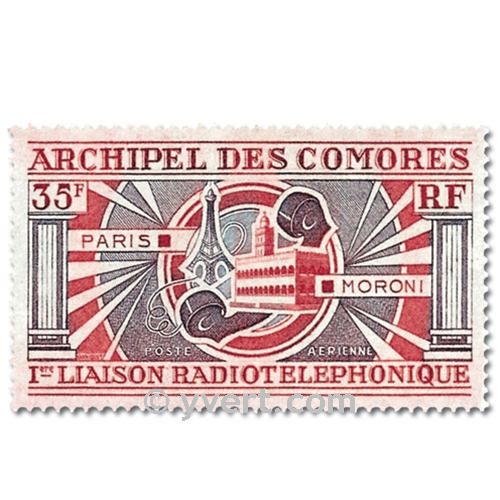 n° 42/43 -  Timbre Comores Poste aérienne