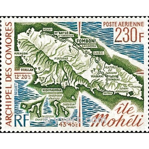 n° 67 -  Timbre Comores Poste aérienne