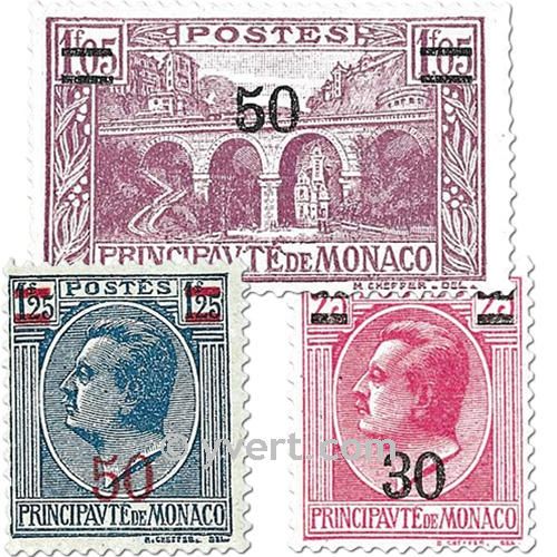 n° 104/110 -  Timbre Monaco Poste