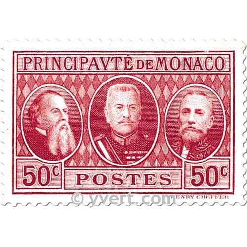 n° 111/113 -  Timbre Monaco Poste