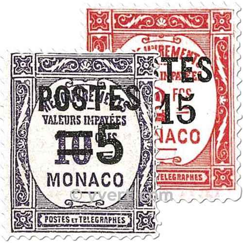 n° 140/153 -  Timbre Monaco Poste