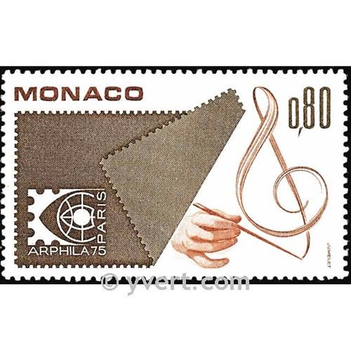 n° 1012 -  Timbre Monaco Poste