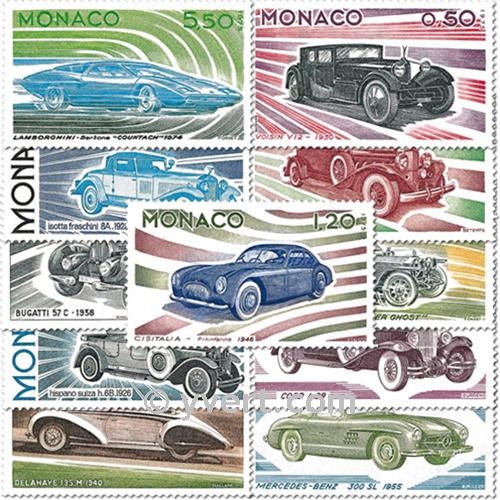 nr. 1018/1028 -  Stamp Monaco Mail