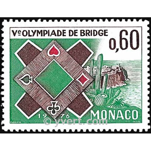 n° 1052 -  Timbre Monaco Poste