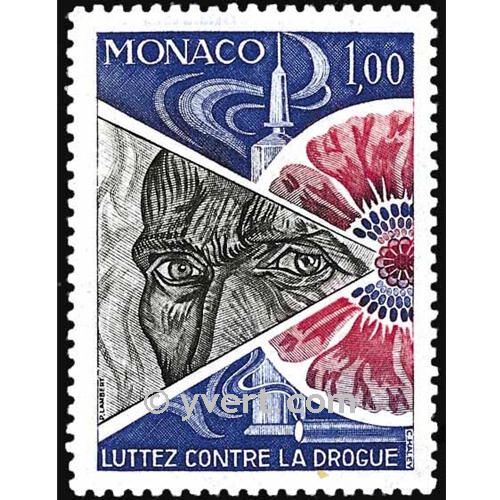 n° 1118 -  Timbre Monaco Poste