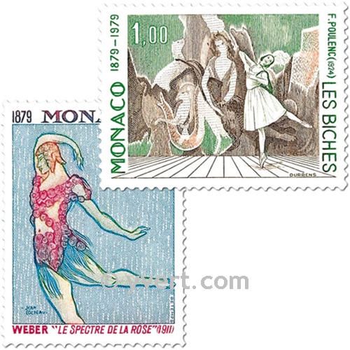 n° 1190/1195 -  Timbre Monaco Poste