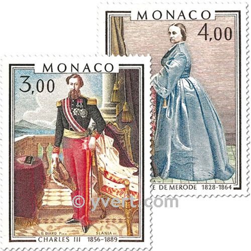 n° 1196/1197 -  Timbre Monaco Poste