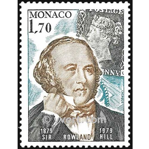 n.o 1202 -  Sello Mónaco Correos