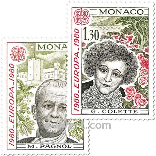 n° 1224/1225 -  Selo Mónaco Correios