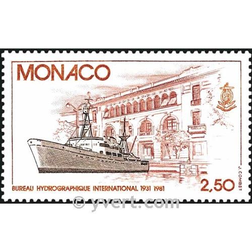 n° 1279 -  Timbre Monaco Poste