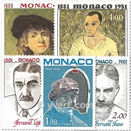 n° 1290/1294 -  Timbre Monaco Poste