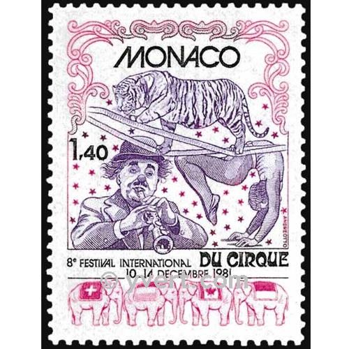 n° 1298 -  Timbre Monaco Poste