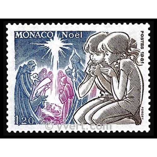 n° 1299 -  Timbre Monaco Poste