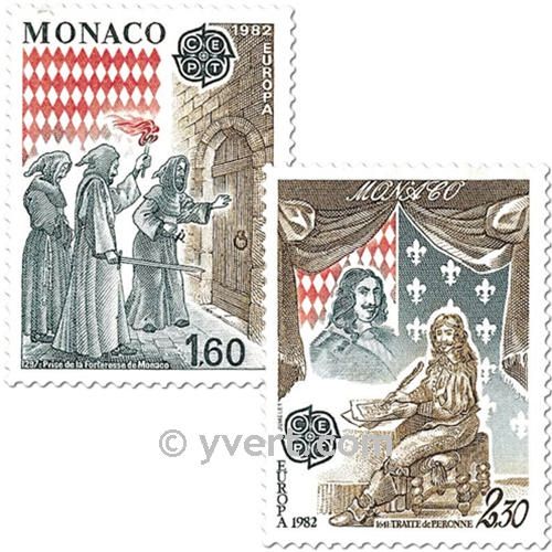 n° 1322/1323 -  Timbre Monaco Poste