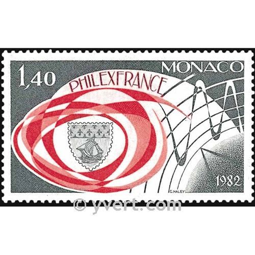 n° 1328 -  Timbre Monaco Poste