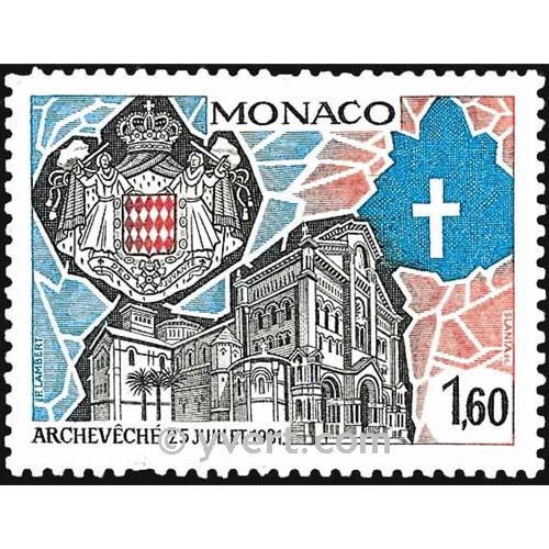 n° 1331 -  Timbre Monaco Poste
