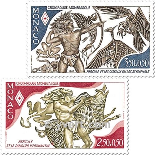 n° 1342/1343 -  Timbre Monaco Poste